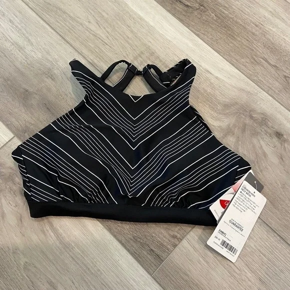 Athleta Chevron High Neck Bikini - Picture 3 of 5